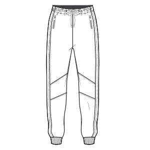 Fashion sewing patterns for MEN Trousers Joggers 9372